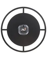 Wall Clock TRIENT 50 cm Metal Black_940784