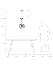Chandelier ORARA Metal Silver_868733