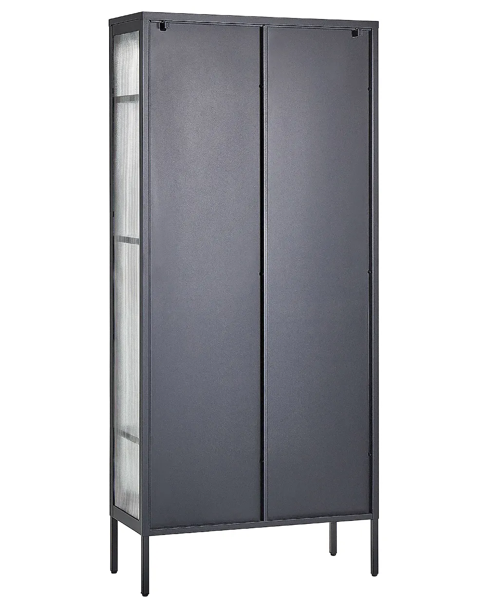 Vitriini FOXTON 80 cm Metalli Musta_850356