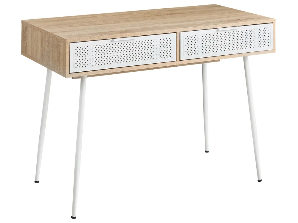 Home Office Desk CHULA 110 cm 52 cm Light Brown
