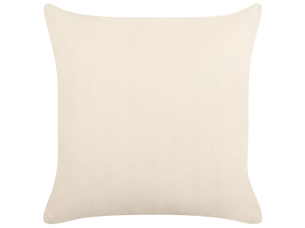 Set of 2 Decorative Cushions LAELIA 45 x 45 cm Cotton Black Patchwork_840285