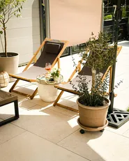 Folding Deck Chair AVELLINO Acacia Wood Grey_923585
