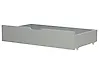 Set of 2 Bed Storage Drawers Pine Wood RUMILLY Grey