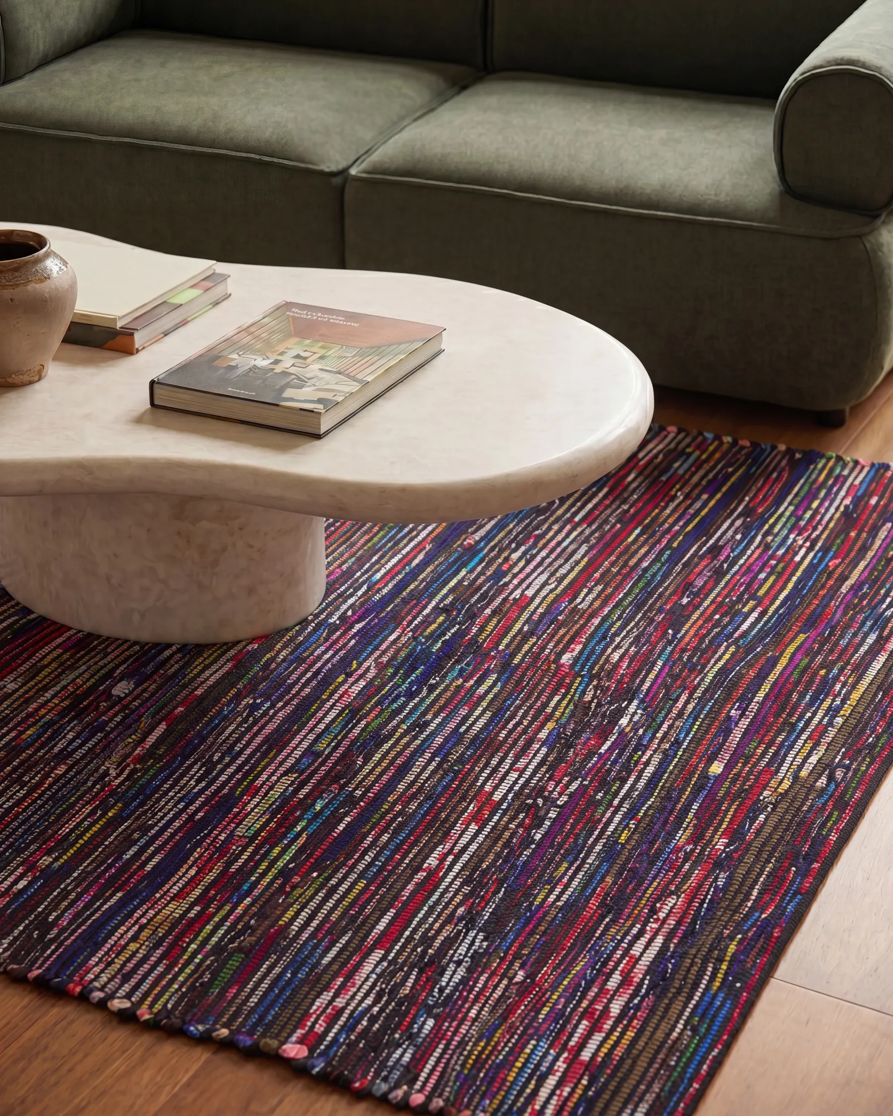 Rug BARTIN Black 160 x 230 cm_929715