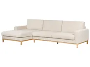 Hörnsoffa 4-sits SIGGARD II Manchester Ljusbeige Högervänd_944400