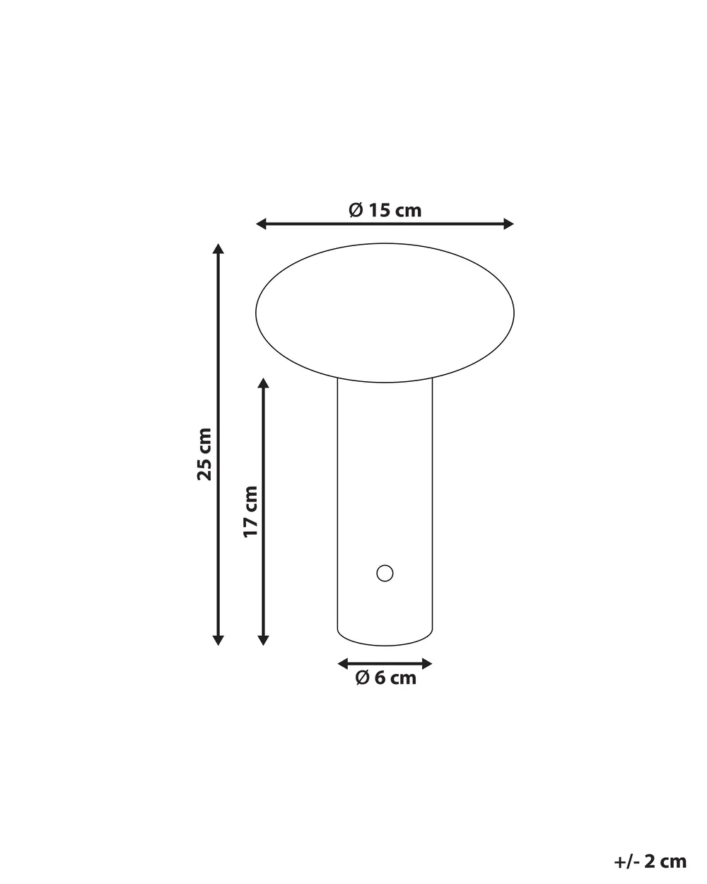 Trådlös LED-bordslampa BUAYAN med dimmer Metall Guld_955283