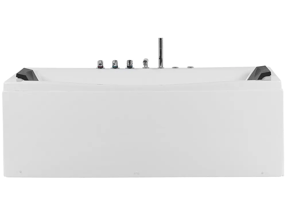 Kulmaporeamme LED-valolla MOOR 173 x 81 cm Valkoinen