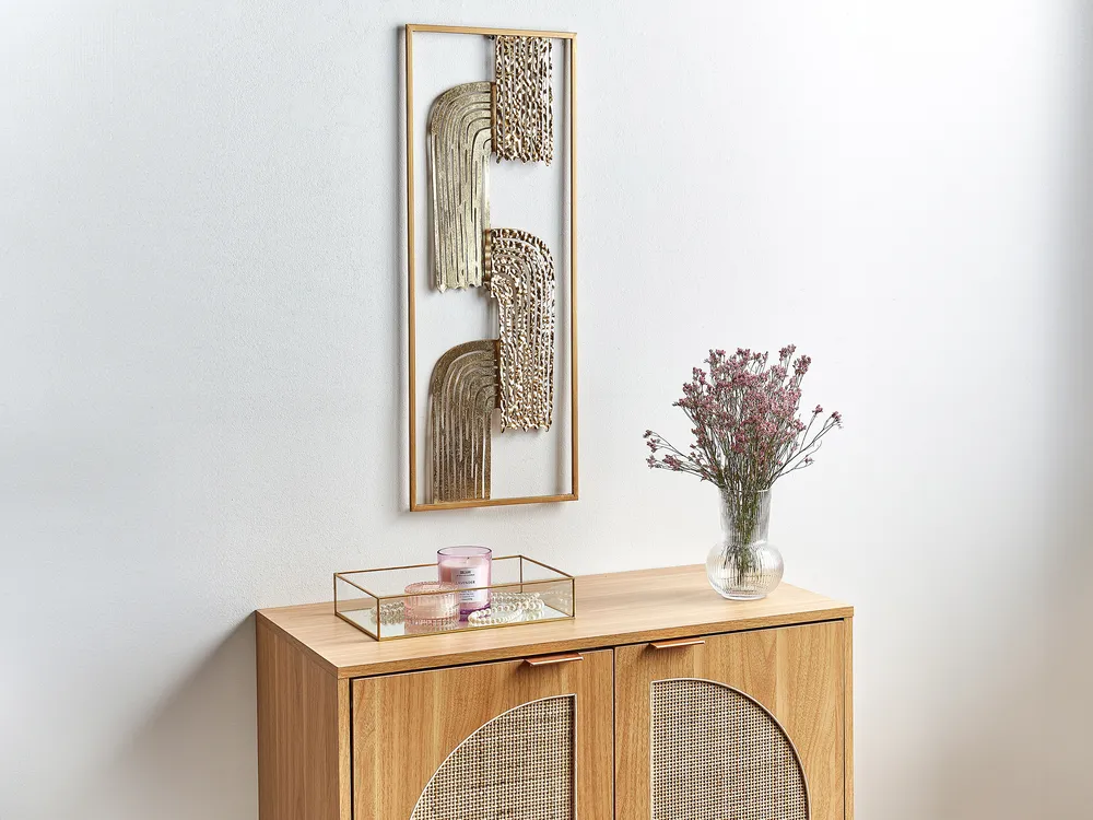 Wall Decor THULIUM Metal 75 cm Gold