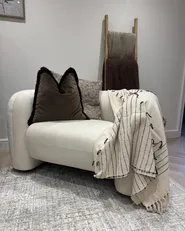 Torkkupeitto ULUYOL Puuvilla 130 x 170 cm Beige_1036053