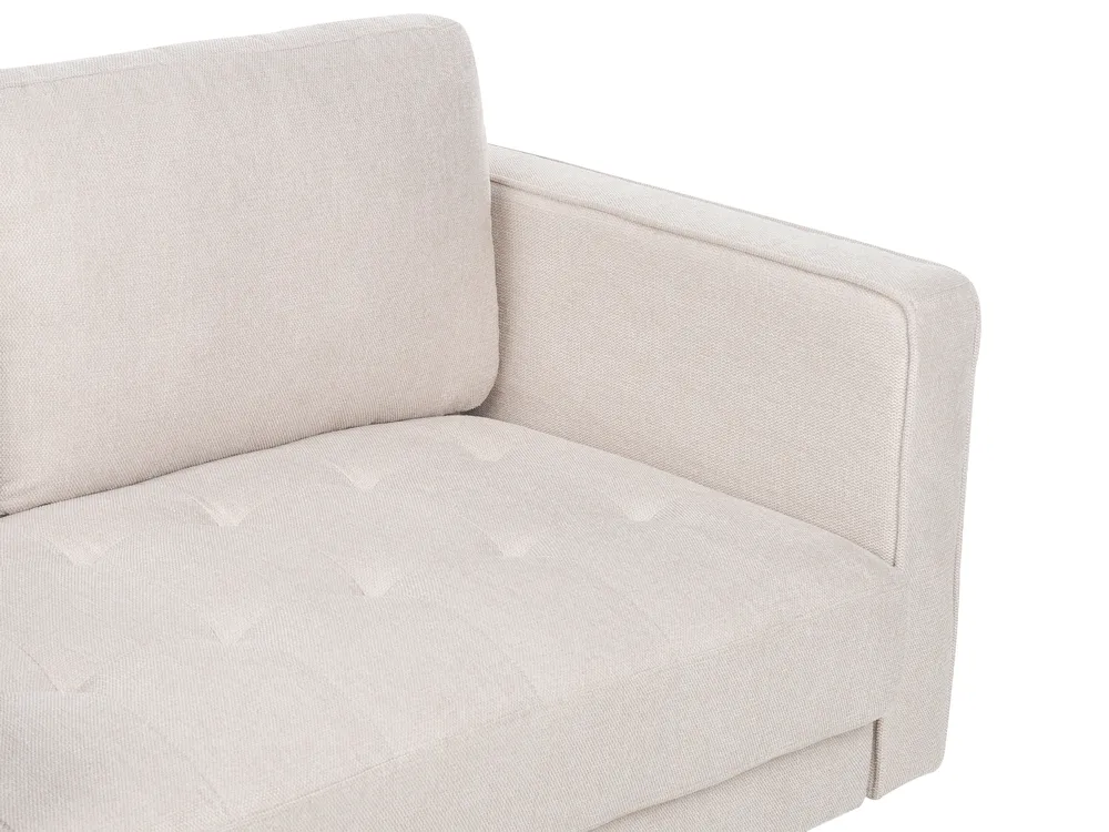 Sofa 2 Seater NURMO Fabric Light Beige_896139