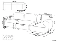 Modulsoffa 3-sits AMLI Ljusgrön_1069947
