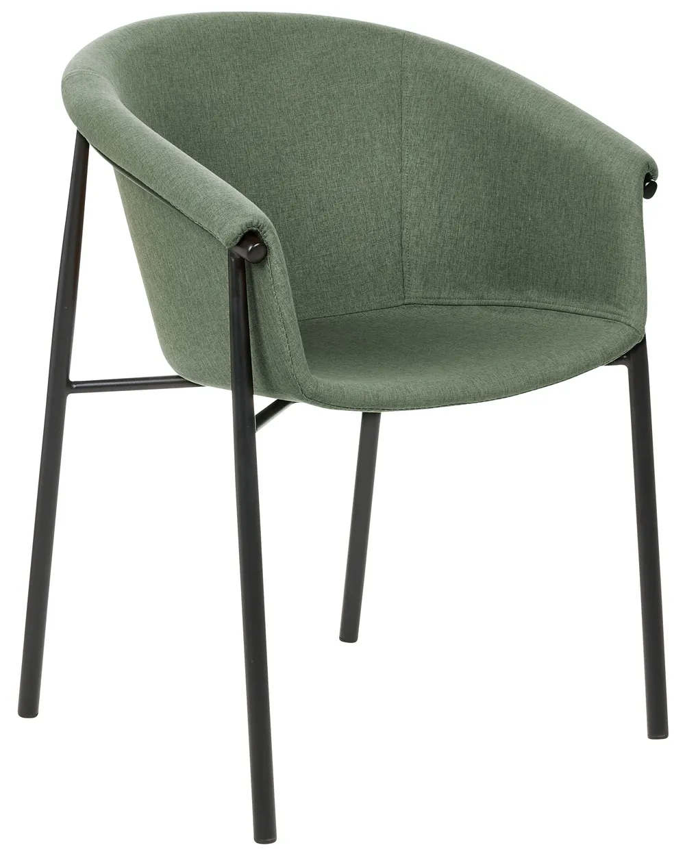 Set of 2 Dining Chairs AMES Dark Green_1078574