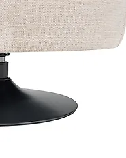 Swivel Armchair NORAGER Fabric Light Beige_1165194