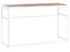 Garden Bar Table AVETRANA 150 cm 50 cm Brown/ White