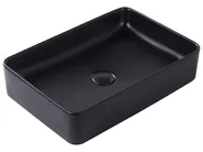 Countertop Basin CHIVANA 510 x 340 mm Ceramic Black_922798