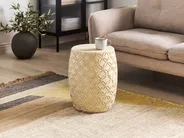 Side Table ZOGNO 33 cm 33 cm Light Beige_879267