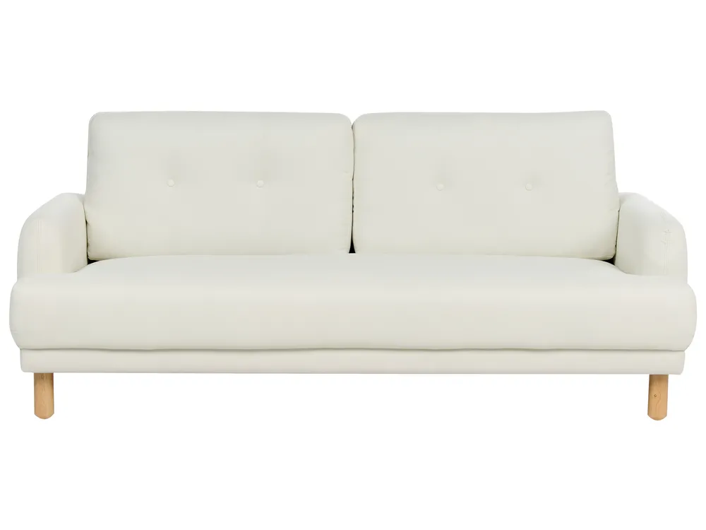 Living Room Set 4 Seater TUVE Fabric Off-White_911615