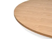 Dining Table AKRON Light Ash Wood 100 cm 100 cm Wood_996775