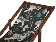 Aurinkotuolin vaihtokangassetti 2 kpl ANZIO/AVELLINO 113 x 44 cm Musta_819935