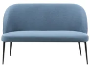 Dining Bench 2 Seater OSBY Fabric Blue_929166