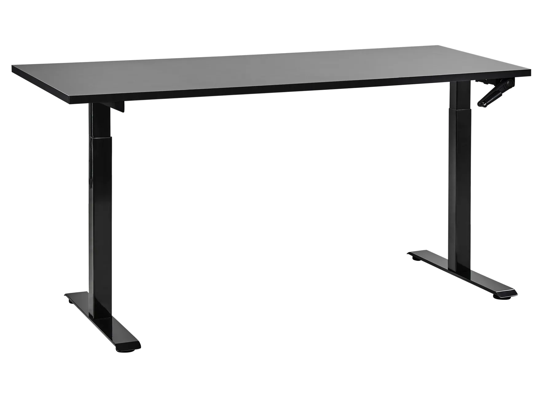 Työpöytä säädettävä DESTINES 160 cm 72 cm Musta_898951