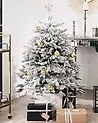 Joulukuusi luminen FORAKER 120 cm Valkoinen