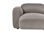 Sofa 3 Seater AFOSS Fabric Dark Grey_1012390