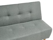 Sofa Bed 3 Seater ALSTEN Fabric Green_1003780