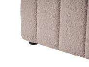 Säng med förvaring LUNAN Bouclé Taupe 180 x 200 cm_1048592