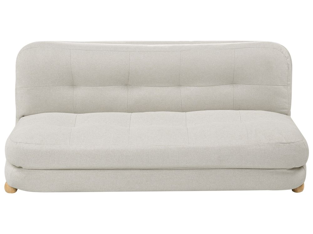 Sovesofa 2-seters ESBJERG Imitert lin Off white