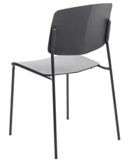 Set of 4 Dining Chairs ASTORIA Black_868254