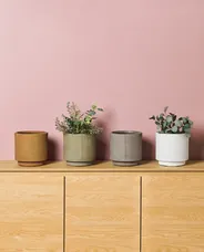 Plant Pot DARIA 24 cm Off-White_900202