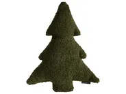 Set med 3 dekorativa kuddar WINTERLAND 30 x 35 cm 45 x 25 cm Bouclé Taupe Julmotiv_1032964