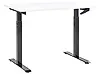 Manuellt höj- och sänkbart skrivbord DESTINES 120 cm x 72 cm Vit/ Svart