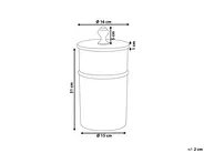 Storage Container ALMAY Metal Gold_766057