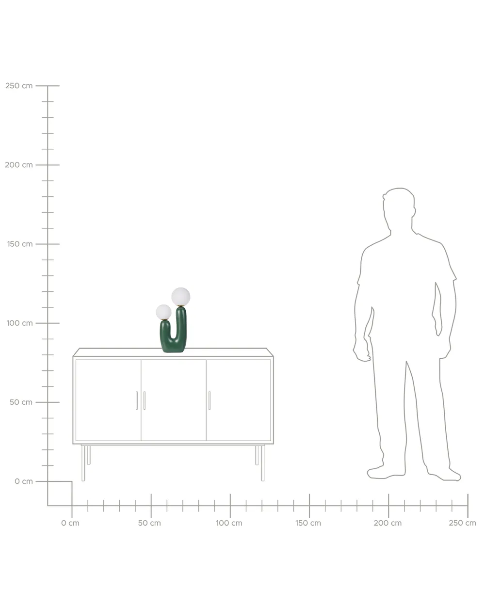 Table Lamp TULUN Dark Green_934499