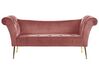 Chaise Longue NANTILLY Velvet Pink