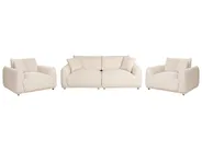Soffgrupp 5-sits JUBEK Bouclé Off-White_1078386