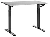 Manuellt höj- och sänkbart skrivbord DESTINES 120 cm x 72 cm Grå/ Svart