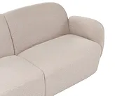 Living Room Set 6 Seater JULE Boucle Beige_1126007