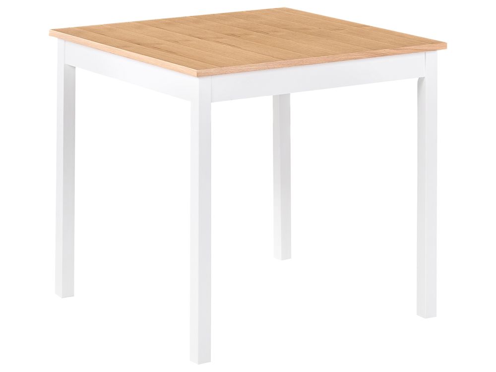Dining Table BATTERSBY Light Oak 80 cm 80 cm