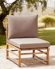 Garden 1-Seat Section CERRETO Bamboo Taupe_908777