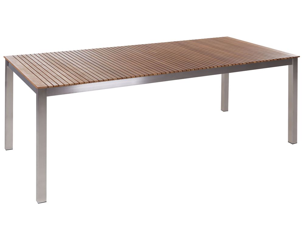 Trädgårdsmatbord VIAREGGIO 200 cm 90 cm Certifierat teakträ Brun
