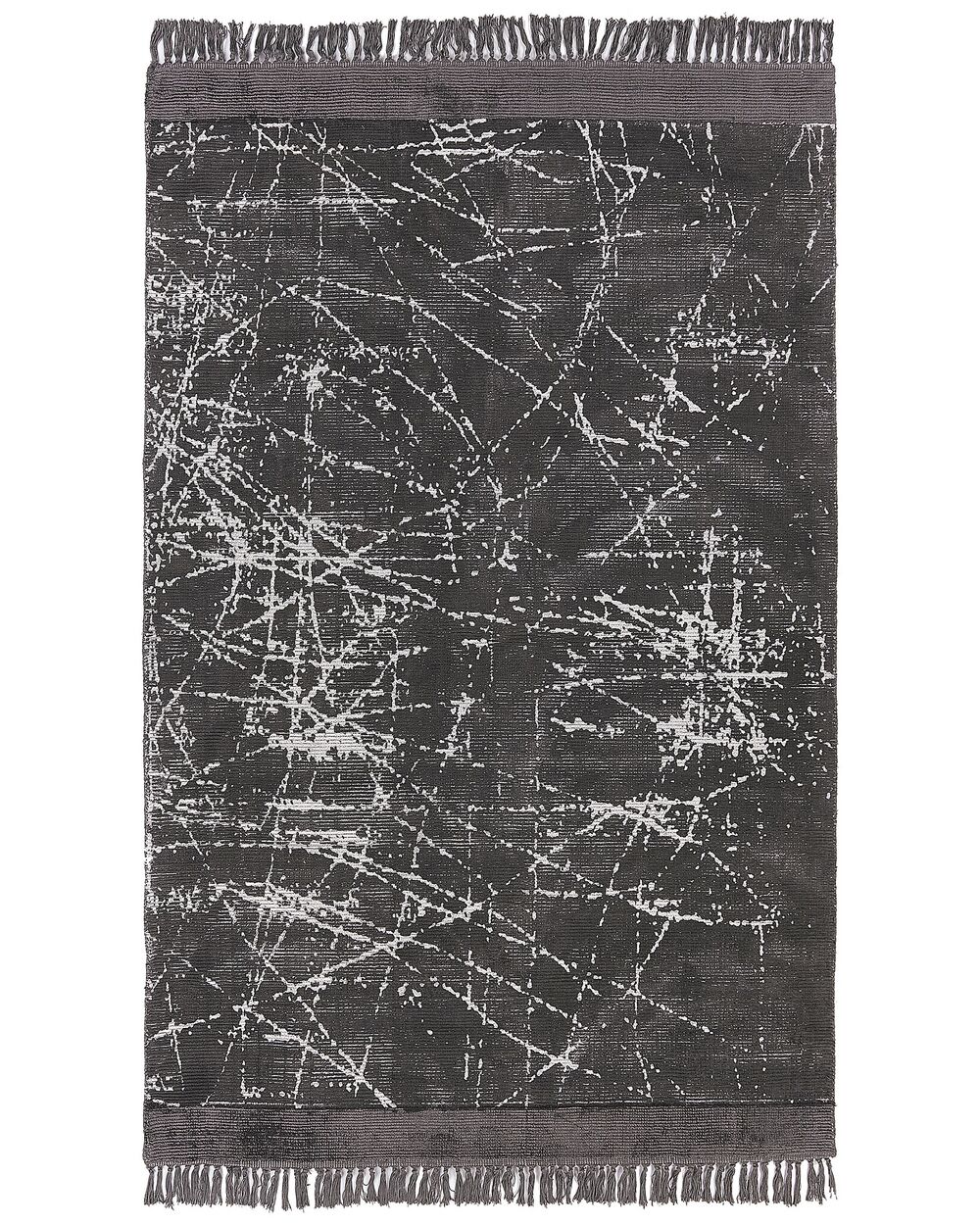 Teppe HANLI Mørkegrå 160 x 230 cm Viskose