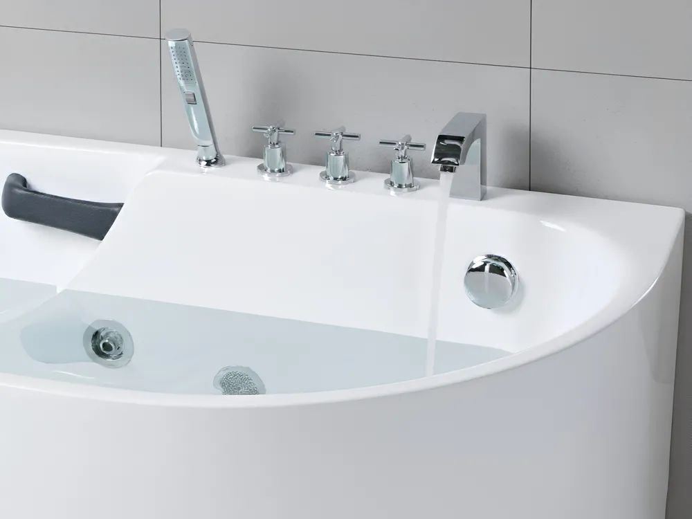 Massagebadkar SAYULA 1700 x 800 mm Vit Högervänd_1029487