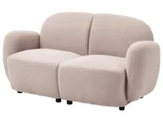Sofa 2 Seater JULE Boucle Beige_1125943