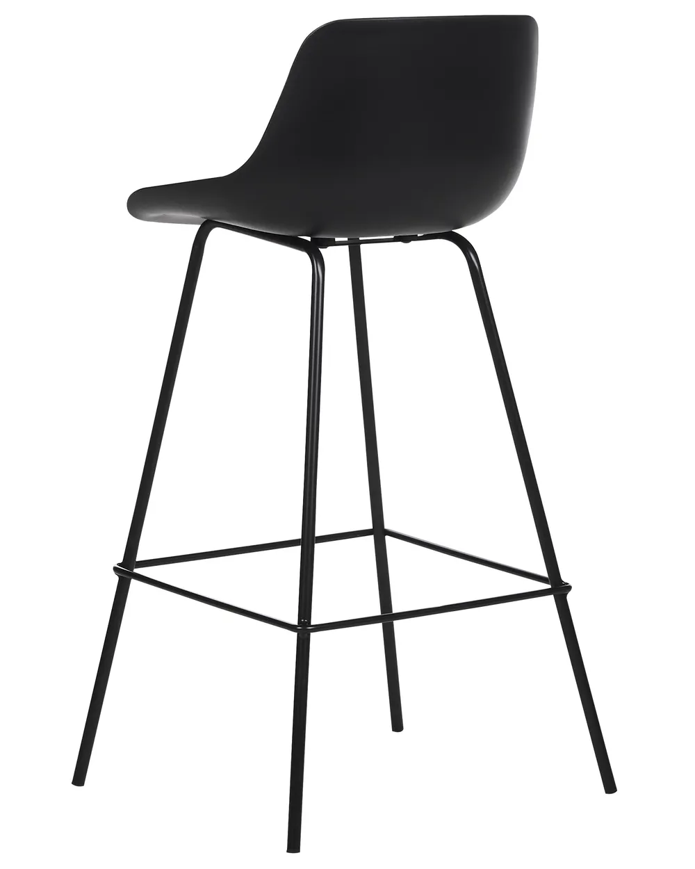 Set of 2 Bar Chairs EMMET Black_902763