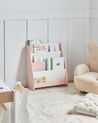 4 Tier Bookcase LILOET 70 cm Pastel Pink