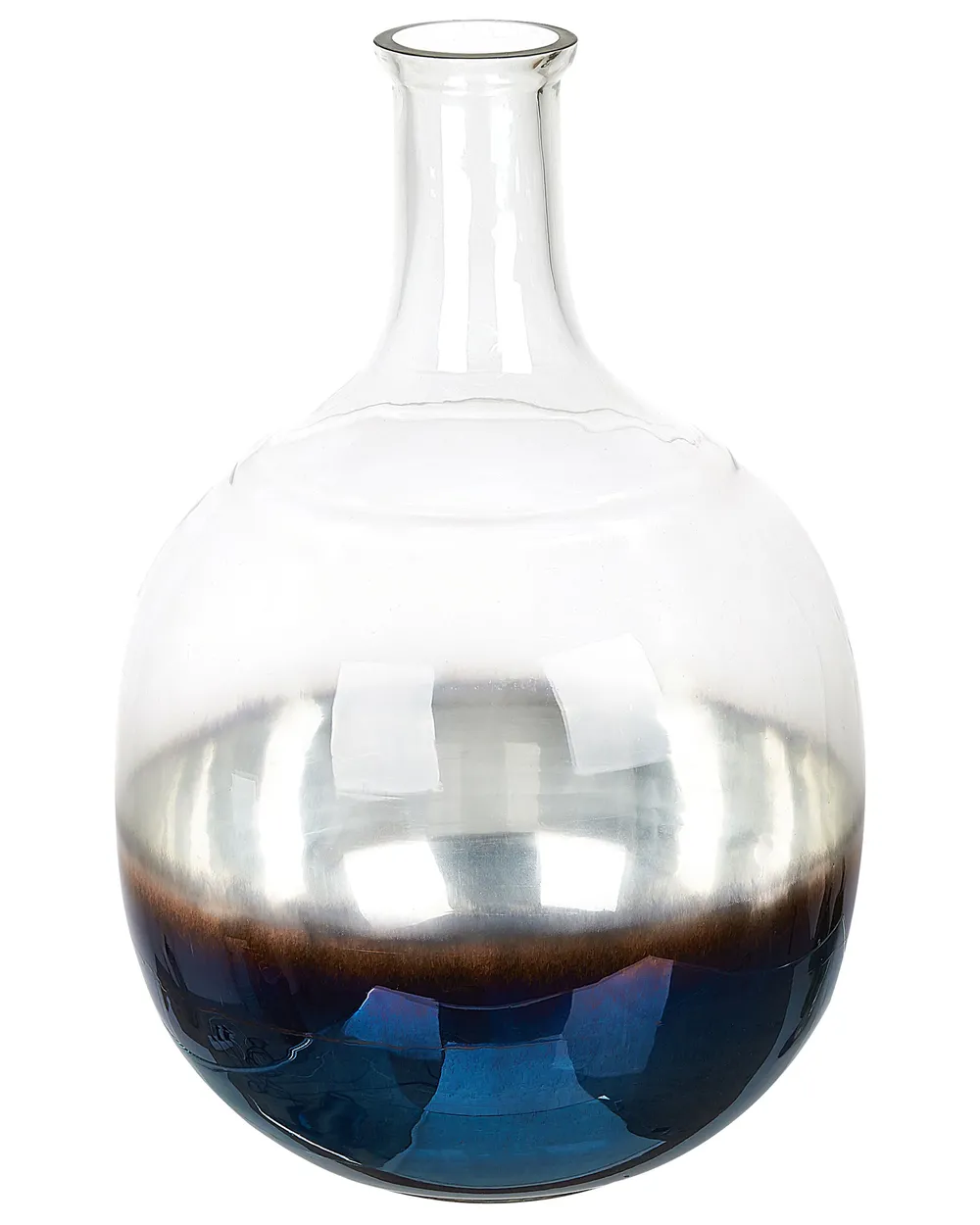 Flower Vase RAZALA 34 cm Glass Multicolour