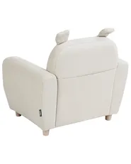 Kids Armchair Hippo MARIBO Fabric Off-White_1033287